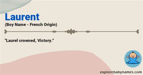 larunt|Meaning, origin and history of the name Laurent.